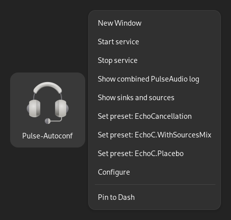 Pulse-Autoconf Desktop Entry